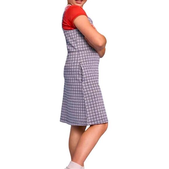 Abercrombie & Fitch Kids Elevated Layerable Plaid Dress Girls Size 7/8 - Picture 3 of 5